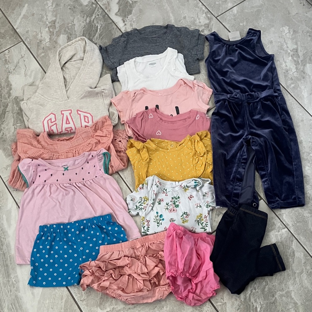 GIRLS Variety Pack | Bundle of 14 Pieces | 18M -2T